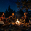 Musik am Nachtfeuer